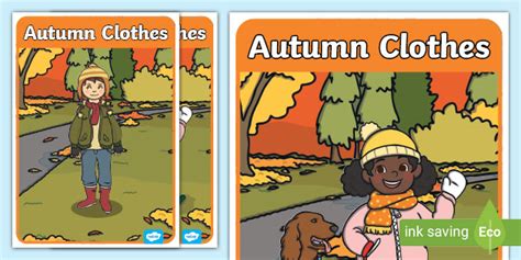 Autumn Clothes South Africa | Classroom Display Posters