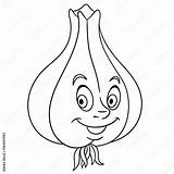 Garlic Coloring Page sketch template