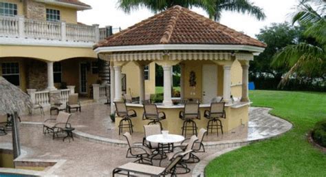 Beautiful Gazebo Outdoor Kitchen by Paul Construction