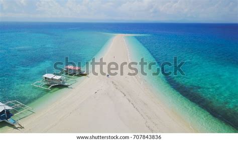 Aerial View Kalanggaman Island Sandbar Malapascua Stock Photo (Edit Now) 707843836