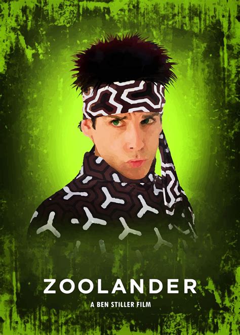 'Zoolander' Poster, picture, metal print, paint by Bo Kev | Displate