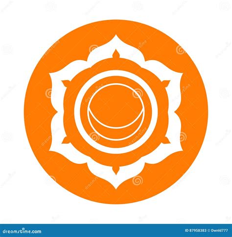 Chakra symbol stock illustration. Illustration of ayurvedic - 87958383