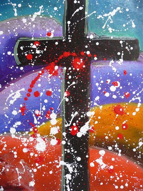 The Power of the Cross Painting by Tracy Hsu Jensen - Fine Art America