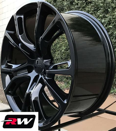 18" inch RW Wheels for Jeep Grand Cherokee Spider Monkey 18x8" Gloss Black Rims