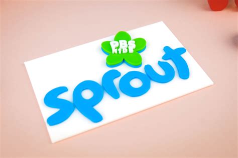 PBS Kids Sprout 3D Printed Logo Singapore, 52% OFF