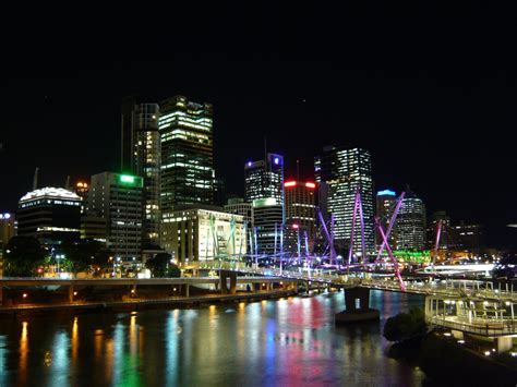 Brisbane By Night HD desktop wallpaper : Widescreen : High Definition ...