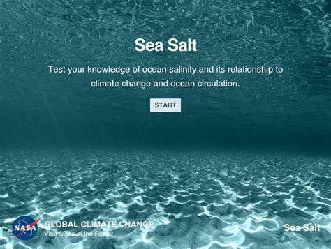 Quiz: Ocean salinity – Climate Change: Vital Signs of the Planet