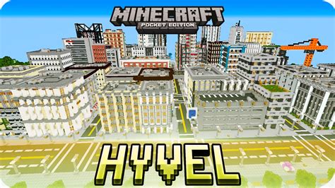 Minecraft PE Maps - Hyvel City Map with Download - MCPE 1.0 / 1.0.0 ...