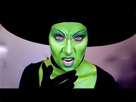 Wicked Witch of the West; Halloween makeup tutorial. - YouTube