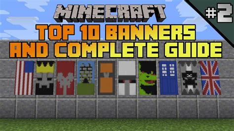 Minecraft top 10 banner designs! Ep 2. With tutorial! (With images) | Minecraft banners ...