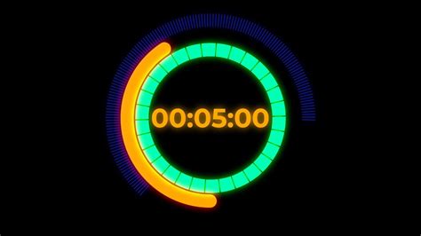 Five Minute Timer With Music | 5 Minute Timer Bomb | Awesome Animation 5 Minute Timer - YouTube