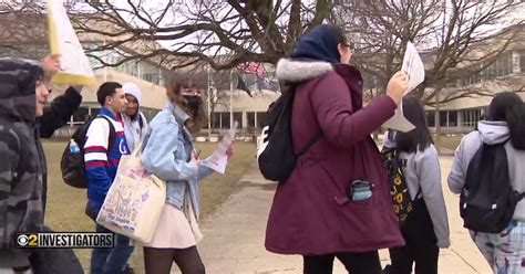 Taft High School students walk out over safety concerns - CBS Chicago