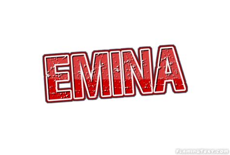 Emina Logo | Free Name Design Tool from Flaming Text