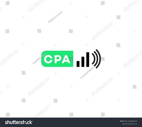 Marketing Cpa Logo Design Vector Growth Stock Vector (Royalty Free ...