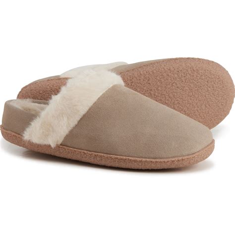 Clarks Suede Scuff Slippers (For Women) - Save 62%