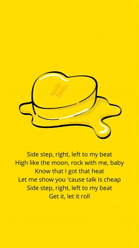 Download BTS Butter Song Lyrics Wallpaper | Wallpapers.com