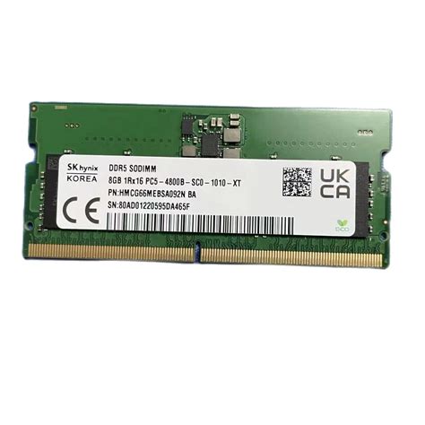 SK hynix DDR5 SODIMM 8GB 1Rx16 PC5 4800B SC0 Laptock Memória Itx RAM Mini Host| | - AliExpress