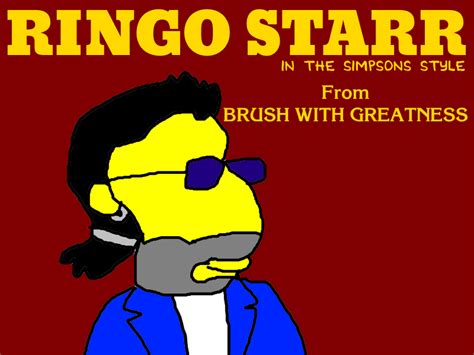 Ringo Starr in Simpsons Style by MikeEddyAdmirer89 on DeviantArt