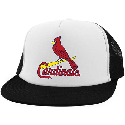 Official St. Louis Cardinals Classic Logo District Trucker Hat with ...