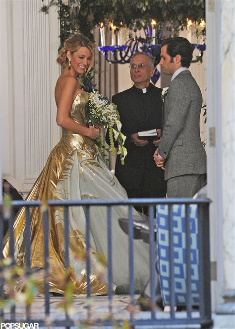 Blake Lively's Wedding Dress on Gossip Girl | Pictures | POPSUGAR Celebrity