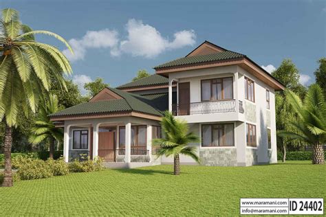 Four Bedrooms Villa Design - ID 24402 - House Designs by Maramani