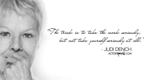 JUDI DENCH QUOTES image quotes at relatably.com