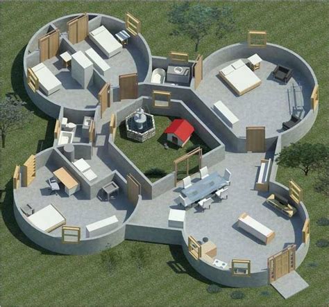 117 best Monolithic Dome House Plans images on Pinterest | House floor ...