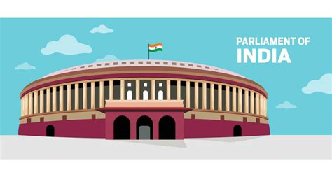 Parliament of India vector illustration 36224661 Vector Art at Vecteezy