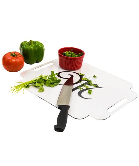 Acrylic Cutting Board with Handle and Initial | Source One Displays