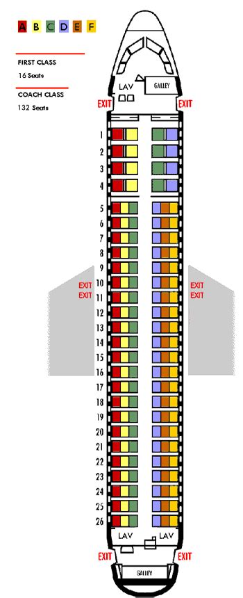 AIRLINE SEATING CHARTS | Boeing Airbus Aircraft Seat Maps JetBlue ...