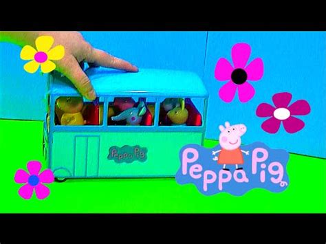 Peppa Pig Bus Toy Review! - YouTube