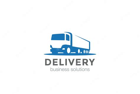 Premium Vector | Delivery truck logo icon