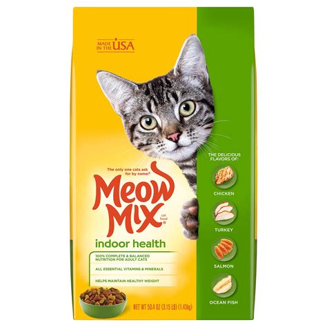 BB: 03/04/2023 - Meow Mix Indoor Formula Dry Cat Food, 3.15 Lbs