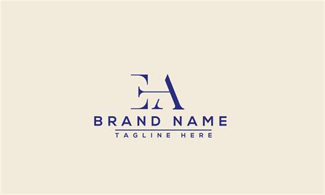 EA Logo Design Template Vector Graphic Branding Element. 10445532 ...