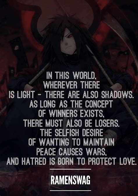 Madara Zitat - Uchiha Madara Best Quotes | hortysoul