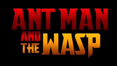 Ant Man and the Wasp movie logo concept by SavageComics on DeviantArt