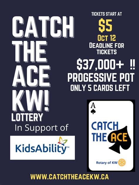 Catch the Ace – Rotary of KW – You Could Win over $37,000 | The Home ...