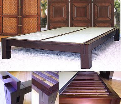 TALL Tatami Platform Bed - Dark Walnut - tatamiroom.com