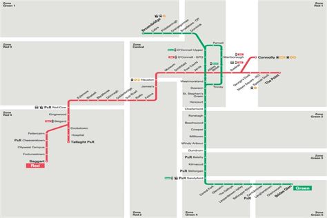 Luas - Dublin's Light Rail Tram - Routes, Map, Schedule