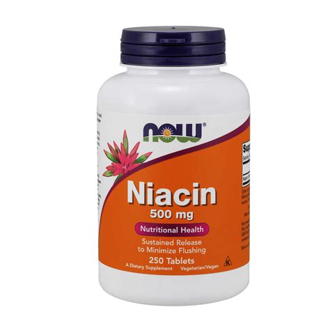 NIACINA (VITAMINA B3) 500mg - Now Foods