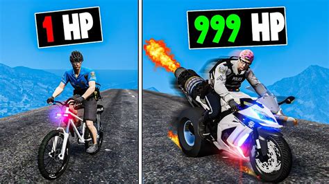 Upgrading to the FASTEST Police Bike in GTA 5 - YouTube