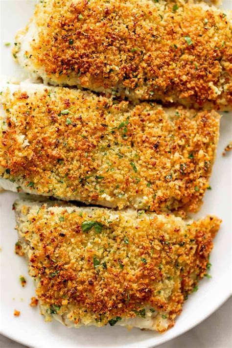 Garlic Parmesan Crumbed Fish | Fish recipes, Parmesan fish recipe, Salmon recipes