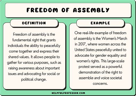 15 Freedom of Assembly Examples (2024)