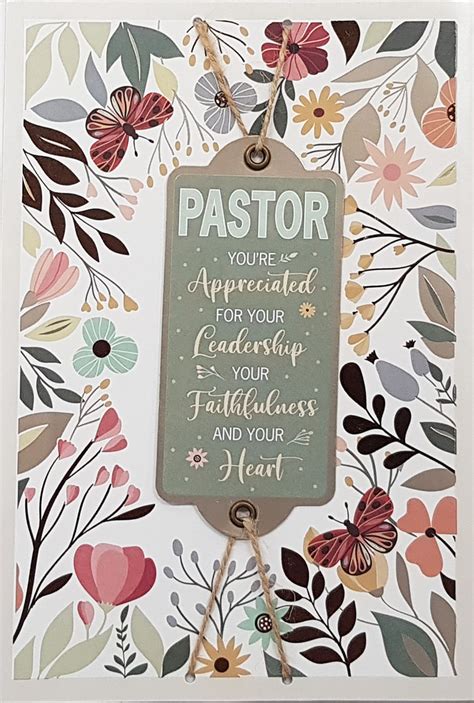 Pastor Appreciation Cards