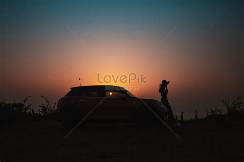 Silhouette In The Sunset Picture And HD Photos | Free Download On Lovepik