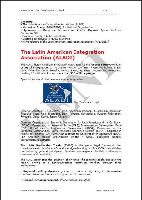 Latin American Integration Association (ALADI) Brazil