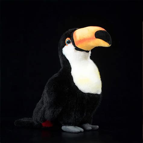 24CM simulation toucan bird Plush Stuffed Animal Soft.kawaii lifelike ...