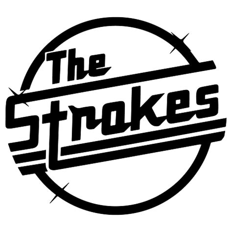 The Strokes Band Logo Sticker