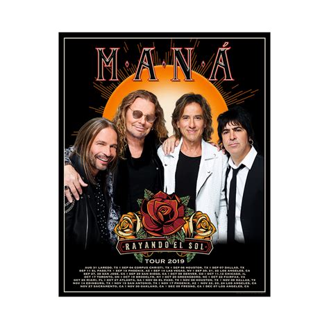 Rayando El Sol Tour Poster – Maná Official Store