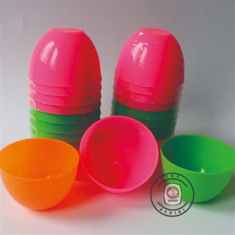 Jual CETAKAN CUCING PLASTIK ISI 12 / CETAKAN KUE TALAM MANGKOK PUDING AGAR-AGAR JELLY PLASTIK ...